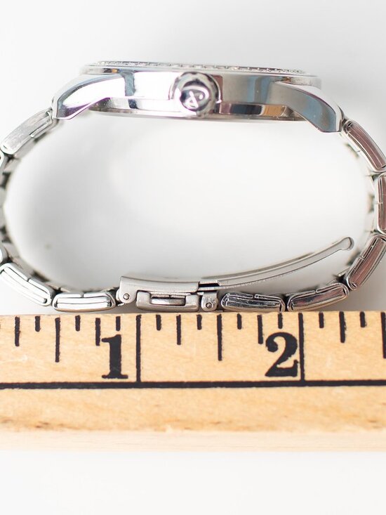 Disney Ingersoll Minnie Mouse Watch Rhinestone Bezel Stainless Steel ZR26165 main image 6